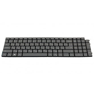 Клавиатура для ноутбука DELL Inspiron 3510 3511 3515 3520 3525 5515 5510 7510 7610 GREY RU BackLight