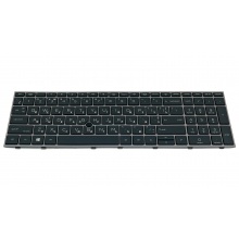 Клавіатура для ноутбука HP HP ZBook Fury 15 G7 15 G8 GREY FRAME BLACK RU BackLight (з пойнтстіком)