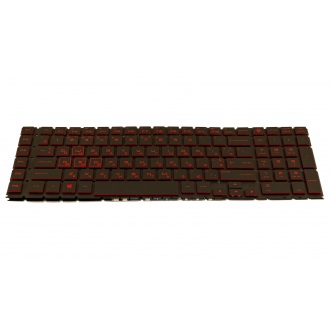 Клавіатура для ноутбука HP Omen 17-cb BLACK RU BackLight