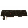 Клавіатура для ноутбука LENOVO ThinkPad T15 Gen 1 P15s Gen 1 T15 Gen 2 P15s Gen 2 BLACK FRAME BLACK RU BackLight