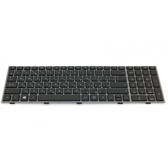 Клавіатура для ноутбука HP ProBook 4540S 4545S GREY FRAME BLACK RU