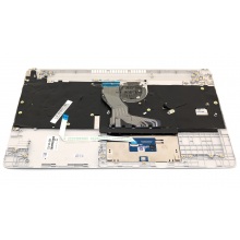 Верхняя крышка корпуса HP 15s-eq 15s-fq 15-dy 15-ef SILVER with US keyboard с тачпадом