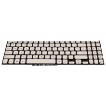 Клавіатура для ноутбука ASUS X509 X509F X509M X509J X509FA X509MA X509JA M509 F509 A509 SILVER RU BackLight