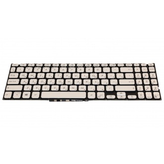 Клавіатура для ноутбука ASUS X509 X509F X509M X509J X509FA X509MA X509JA M509 F509 A509 SILVER RU BackLight