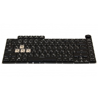 Клавіатура для ноутбука ASUS ROG Strix G512 G531 BLACK RU Full Colorful BackLight (8pin)