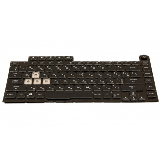 Клавіатура для ноутбука ASUS ROG Strix G512 G531 BLACK RU Full Colorful BackLight (16pin)