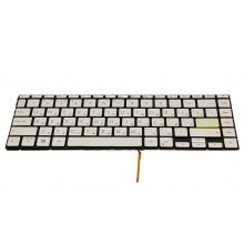 Клавіатура для ноутбука ASUS S433 X421 SILVER RU BackLight
