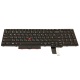Клавіатура для ноутбука LENOVO ThinkPad P17 Gen 2 P15 Gen 2 T15g Gen 2 BLACK FRAME BLACK RU BackLight
