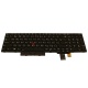 Клавиатура для ноутбука LENOVO ThinkPad Edge P51S P52S T570 T580 BLACK FRAME BLACK RU BackLight