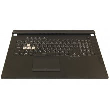 Верхня кришка корпусу ASUS ROG Strix G731GU BLACK з RU Keyboard RGB BackLight