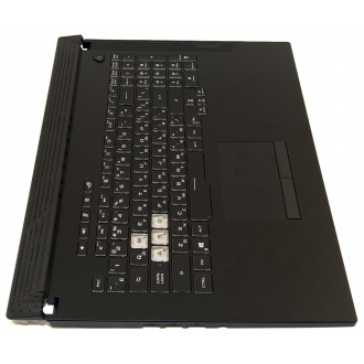 Верхня кришка корпусу ASUS ROG Strix G731GU BLACK з RU Keyboard RGB BackLight