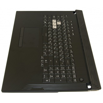 Верхняя крышка корпуса ASUS ROG Strix G731GU BLACK with RU Keyboard RGB BackLight