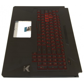 Верхняя крышка корпуса ASUS TUF Gaming FX705DU BLACK with RU keyboard RGB BackLight