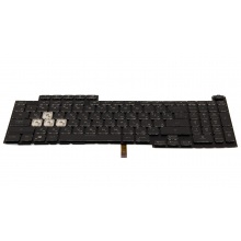 Клавіатура для ноутбука ASUS ROG Strix G713QE G713QM G713QR G713QY BLACK RU Full Colorful BackLight (16pin)