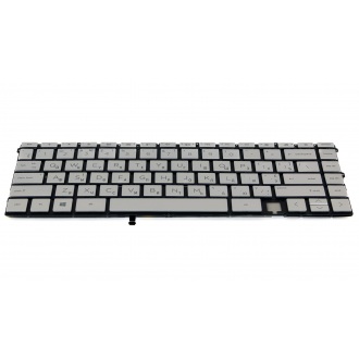Клавіатура для ноутбука HP ENVY x360 13-ay 13-ba 13-bd 15-es 15-eu SILVER RU BackLight