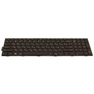 Клавіатура для ноутбука DELL Inspiron 3541 3542, 5542 5545 5547 5548 5551 5555 5558, 5748 5749 5755 5758 5759, Latitude 3550, Vostro 3546 BLACK FRAME BLACK RU