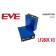 Аккумулятор LiFePO4 EVE LF280K V3 280Ah 3.2V Класс A, 173.7x72x207.5мм, терминал шпилька 1хМ6