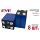 Аккумулятор LiFePO4 EVE LF280K V3 280Ah 3.2V Класс A, 173.7x72x207.5мм, терминал басбар 2хМ6 (комплект 8 шт.)