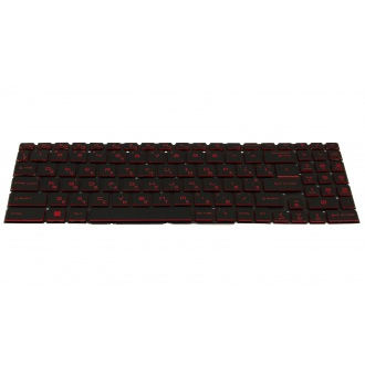 Клавиатура для ноутбука MSI GF66 GF76 GL66 GL76 MS-1581 MS-1582 MS-1583 MS-1584 MS-17L1 MS-17L2 MS-17L4 MS-17L3 MS-17H3 MS-158K BLACK RU Red BackLight