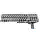 Клавіатура для ноутбука ASUS VivoBook X1702 X1702Z X1702ZA X1703 X1703ZA SILVER RU BackLight