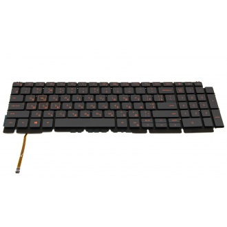 Клавіатура для ноутбука DELL G15 5510 5511 5515 5520 5525 5530 BLACK RU Red BackLight