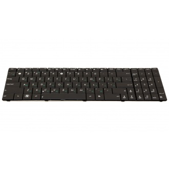 Клавіатура для ноутбука ASUS A52 A53 A73 B53 F50 G51 G53 G60 G72 G73 K52 N53 N60 N61 N70 N71 N73 N90 P52 P53 U50 UL50 UX50 X52 X54 X55A X61 Lamboghini VX7 BLACK RU (кнопки старого зразка)