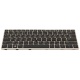 Клавіатура для ноутбука HP EliteBook 735 G5 735 G6 830 G5 830 G6 836 G6 SILVER FRAME BLACK RU BackLight (з пойнтстіком)