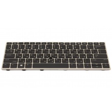 Клавіатура для ноутбука HP EliteBook 735 G5 735 G6 830 G5 830 G6 836 G6 SILVER FRAME BLACK RU BackLight (з пойнтстіком)