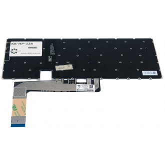 Клавіатура для ноутбука HP HP EliteBook x360 1030 G7 1030 G8 BLACK RU BackLight