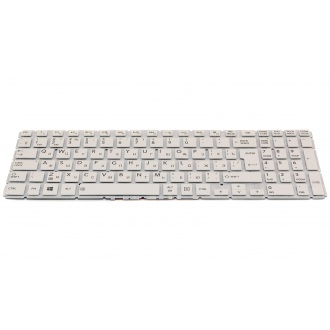 Клавиатура для ноутбука TOSHIBA Satellite L50-B L55-B L50-C L55-C S50-B S55-B S50-C S55-C WHITE RU