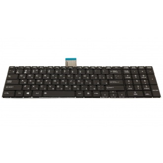 Клавиатура для ноутбука TOSHIBA Satellite L50 L50D L50T S50 S50D S50T S55 S55D S55T BLACK FRAME BLACK GLOSSY RU