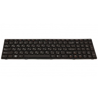 Клавіатура для ноутбука LENOVO IdeaPad G570 G575 G770 G780 Z560 Z565 BLACK FRAME BLACK RU