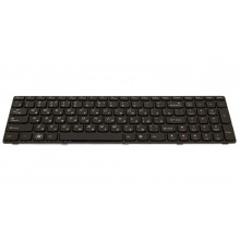 Клавіатура для ноутбука LENOVO IdeaPad G580 G585 N580 N581 N585 V580 Z580 Z585 BLACK РАМКА BLACK RU