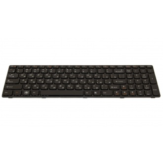 Клавіатура для ноутбука LENOVO IdeaPad G580 G585 N580 N581 N585 V580 Z580 Z585 BLACK РАМКА BLACK RU