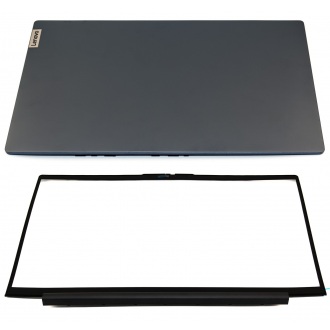 Крышка и рамка матрицы Lenovo IdeaPad 5-15ALC05 5-15IIL05 5-15ARE05 5-15ITL05 5-15IAL7 5-15ABA7 GREY/BLACK