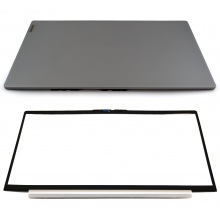 Кришка та рамка матриці Lenovo IdeaPad 5-15ALC05 5-15IIL05 5-15ARE05 5-15ITL05 5-15IAL7 5-15ABA7 SILVER/BLACK
