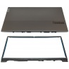 Кришка та рамка матриці Lenovo ThinkBook 15 G2 15 G3 15 G4 DARK GREY/BLACK