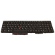 Клавіатура для ноутбука LENOVO ThinkPad Edge P51S P52S T570 T580 BLACK FRAME BLACK RU