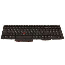 Клавиатура для ноутбука LENOVO ThinkPad Edge P51S P52S T570 T580 BLACK FRAME BLACK RU