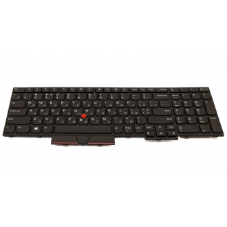 Клавіатура для ноутбука LENOVO ThinkPad Edge P51S P52S T570 T580 BLACK FRAME BLACK RU