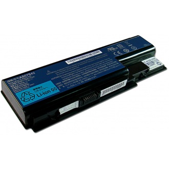 Батарея для ноутбука ACER Aspire 5220 5310 5520 5730 6920 7230 7520 7730 8730 8920, eMachines E510 E520 G420 G520 G620 G720 / Gateway NV79 MC73 MC78 / 14.8V 4800mAh (71Wh) BLACK ORG (AS07B42)