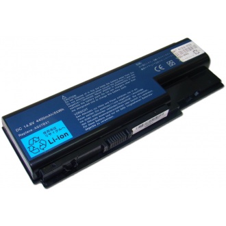 Батарея для ноутбука ACER Aspire 5220 5310 5520 5730 6920 7230 7520 7730 8730 8920, eMachines E510 E520 G420 G520 G620 G720 / Gateway NV79 MC73 MC78 / 14.8V 4400mAh (65Wh) BLACK OEM (AS07B42)