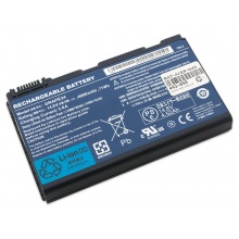 Батарея для ноутбука ACER Extensa 5220 5235 5610 7720, TravelMate 5310 5520 5720 6410 6592 6592 7720 / 14.8V 4800mAh (71Wh) BLACK OEM (GRAPE32)