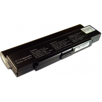 Батарея для ноутбука SONY VGN-AR VGN-FE VGN-FS VGN-S VGN-SZ / 11.1V 7800mAh (87Wh) BLACK OEM (BPL2B)