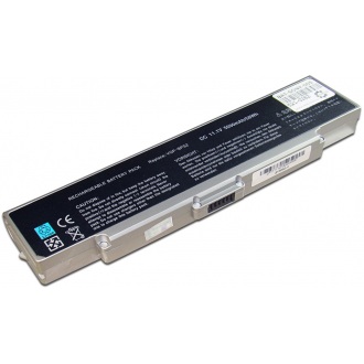 Батарея для ноутбука SONY VGN-AR VGN-FE VGN-FS VGN-S VGN-SZ / 11.1V 5200mAh (58Wh) SILVER OEM (BPL2B)