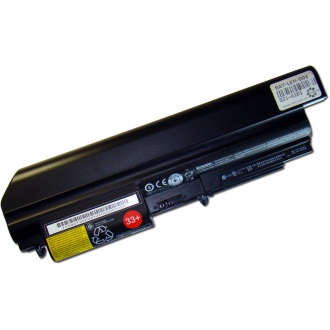 Батарея для ноутбука LENOVO ThinkPad R60 R61 R400 R500 SL300 SL400 SL500 T60 T61 T400 T500 W500 / 11.1V 5200mAh (57Wh) BLACK ORG (40Y7699)