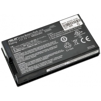 Батарея для ноутбука ASUS A8 A8000 F50 F80 F81 F83 F8P F8S F8V L80 N80 N81 X61 X80 X81 X82 X83 X85 Z99 / 11.1V 4800mAh (53Wh) BLACK ORG (A32-A8)