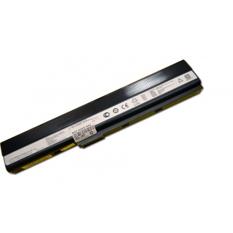 Батарея для ноутбука ASUS A40 A42 A52 A62 B1A B23E B33E B50A B51E B53 F85 F86 K42 K52 K62 N82 P42 P52 P62 P82 X42 X52 X5I X5K X5L X5M X5P X5Q X5R X8C / 10.8V 5200mAh (58Wh) BLACK OEM (A32-K52)